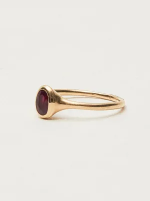 Faceted Ruby Ondine Ring