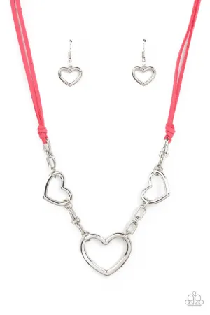 Fashionable Flirt Pink Paparazzi Necklace