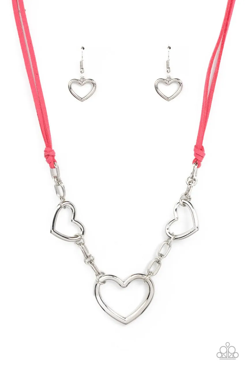 Fashionable Flirt Pink Paparazzi Necklace