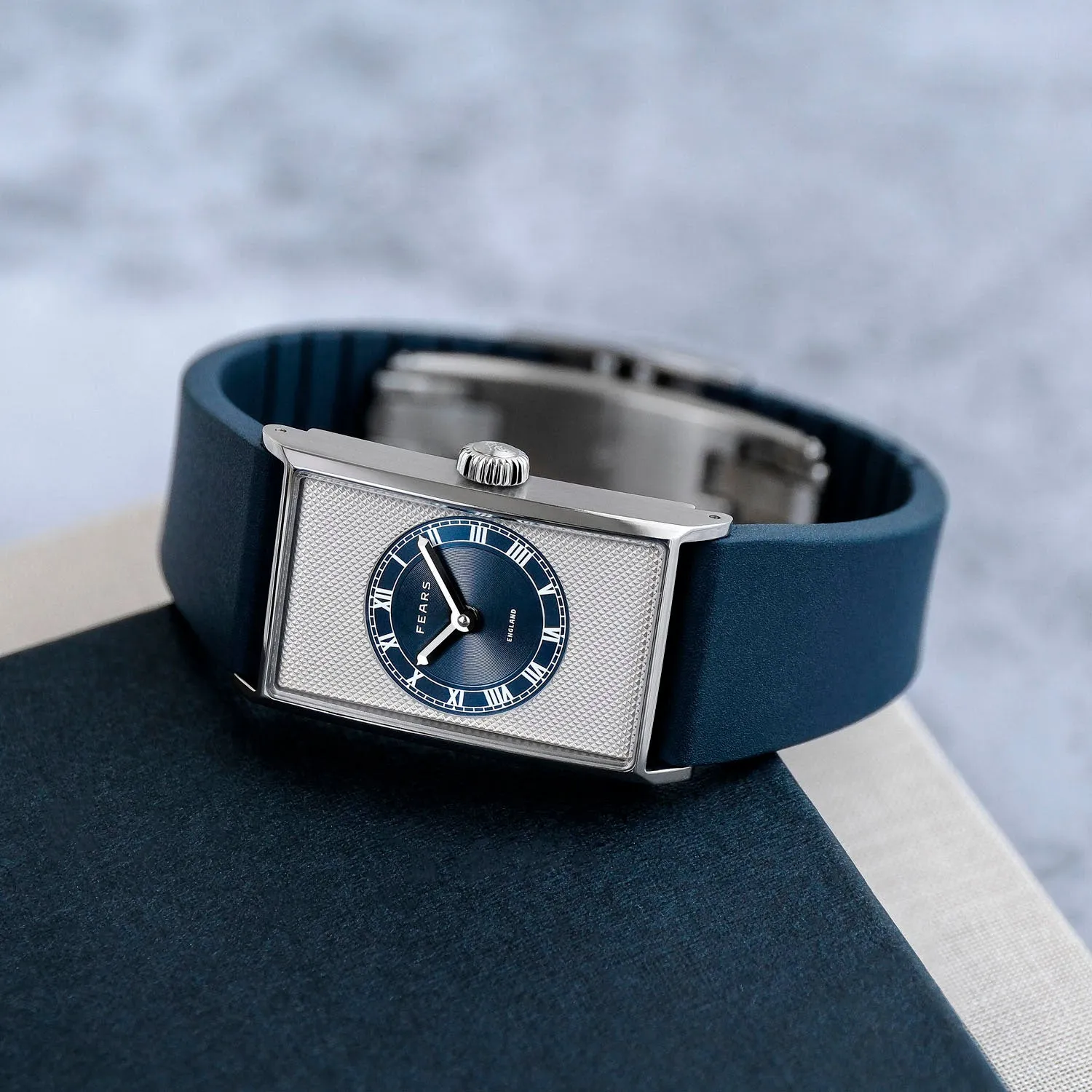 Fears Arnos Pewter Blue Automatic – BS422.600.116-Blue