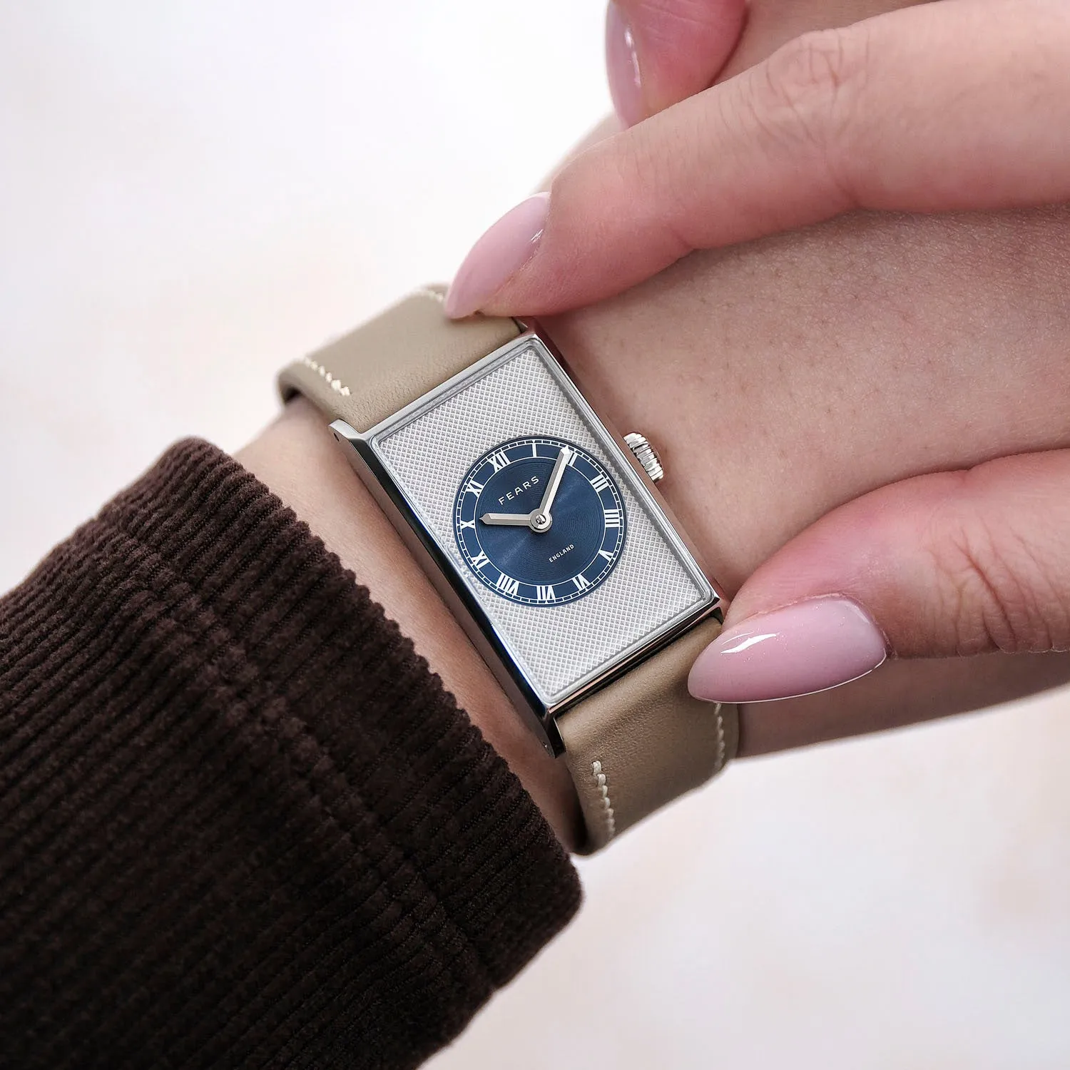 Fears Arnos Pewter Blue Automatic – BS422.600.116-Blue