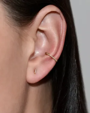 Flat Back White Diamond Brick Stud