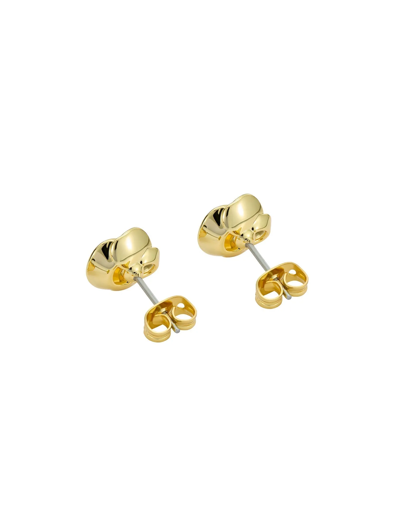 Flo Pearl Flower Stud Earring Gold