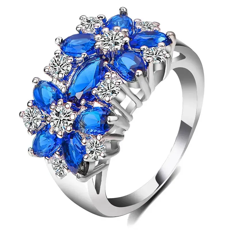 Floral Rings Chic Fashion Gift