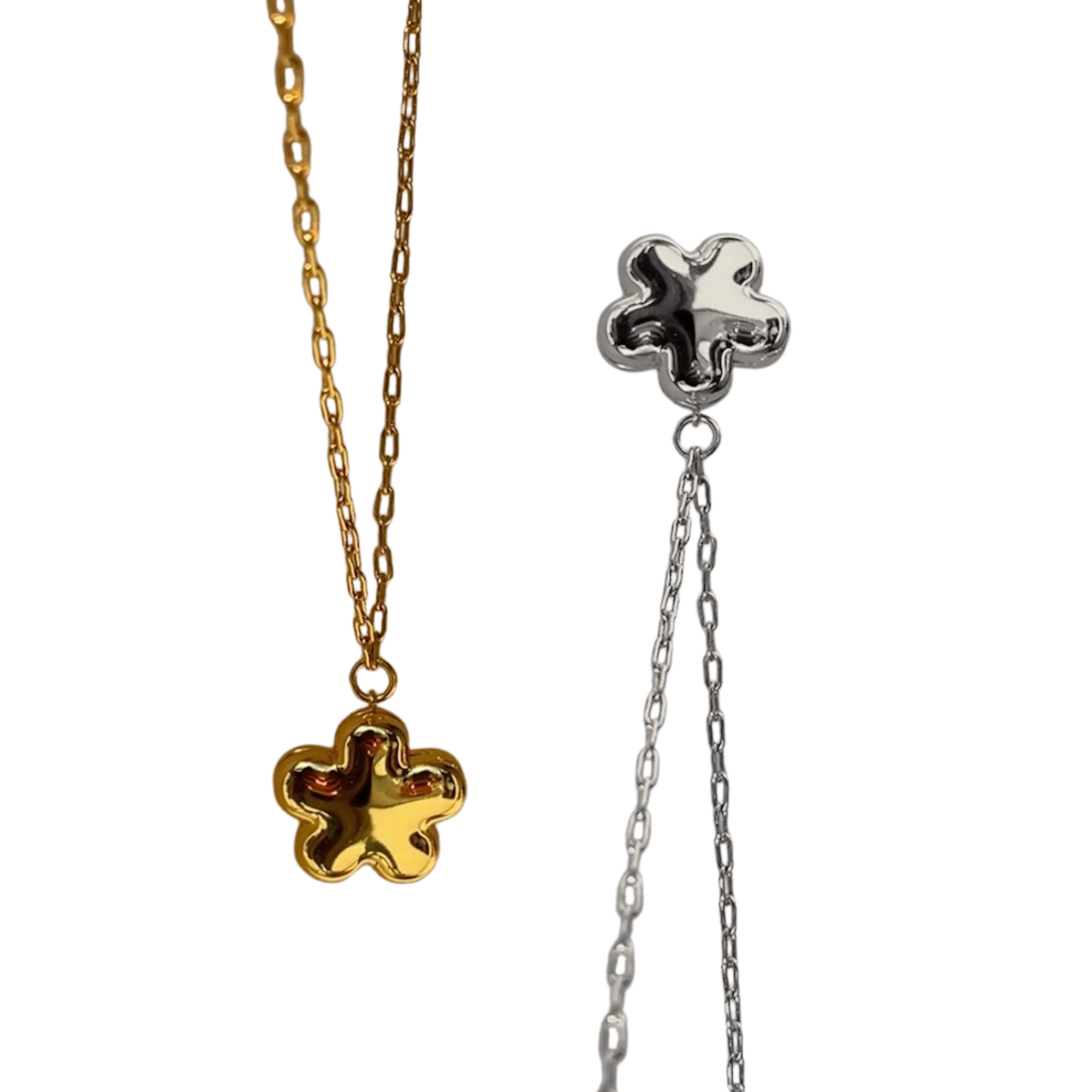 Flower Bloom Locket Necklace