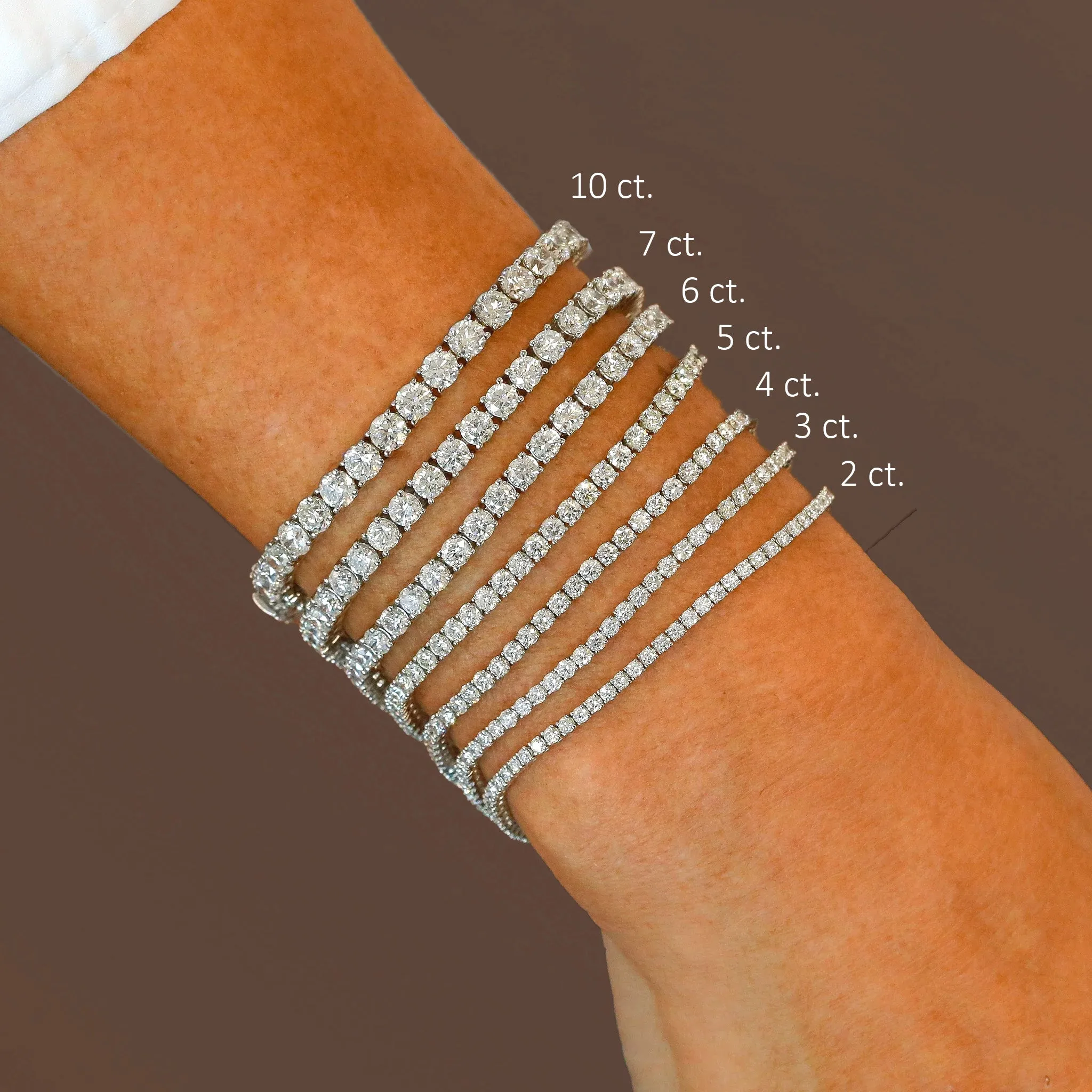 Four Prong Classic Diamond Tennis Bracelet