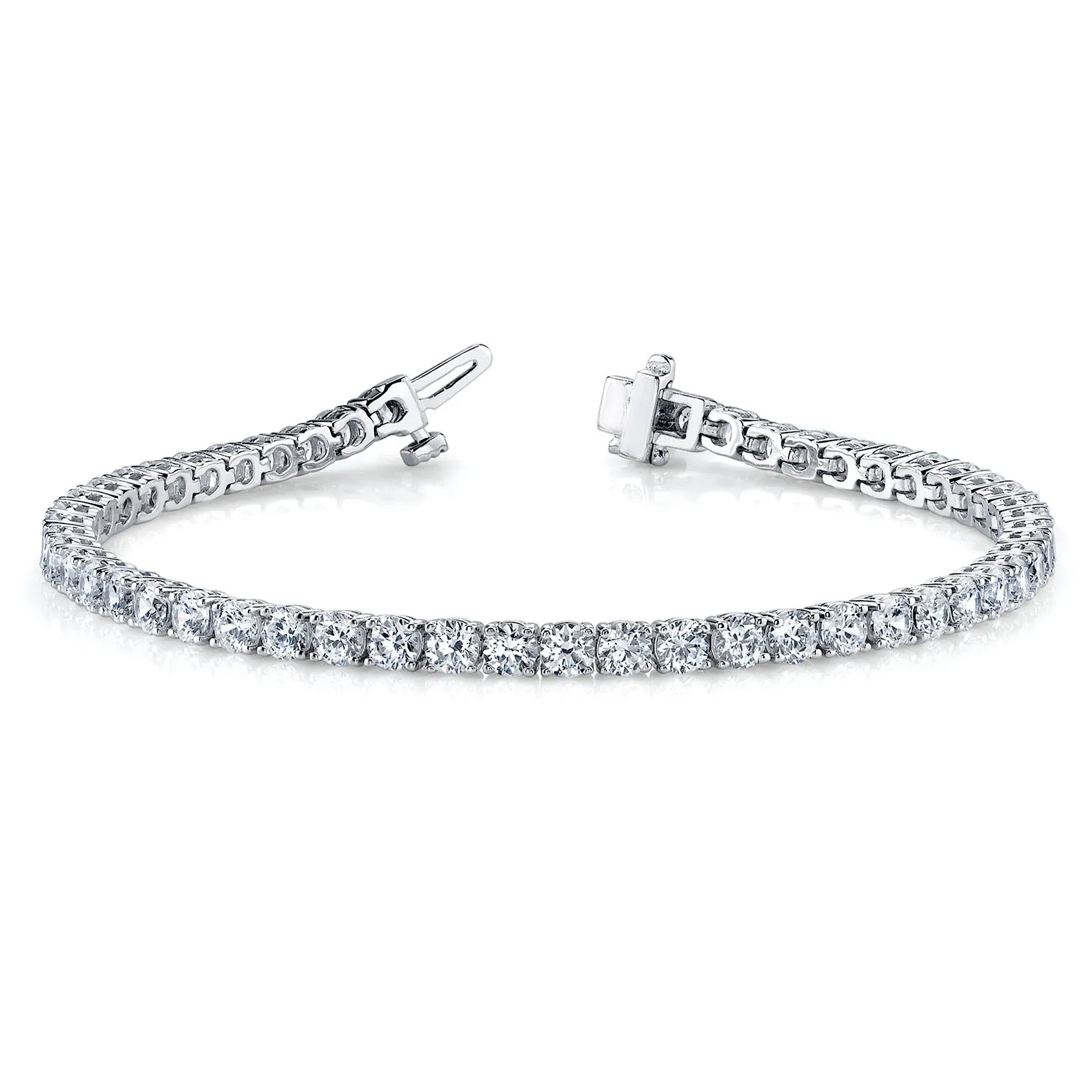 Four Prong Classic Diamond Tennis Bracelet