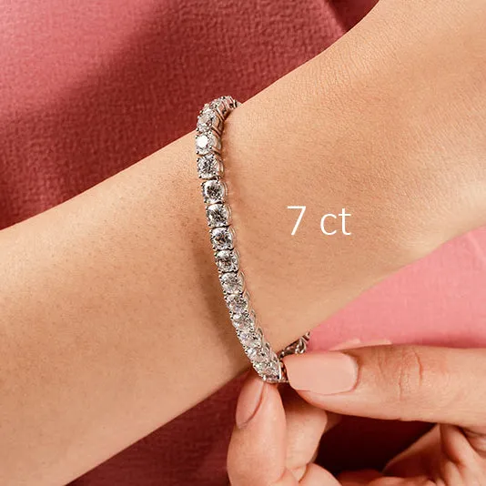 Four Prong Classic Diamond Tennis Bracelet