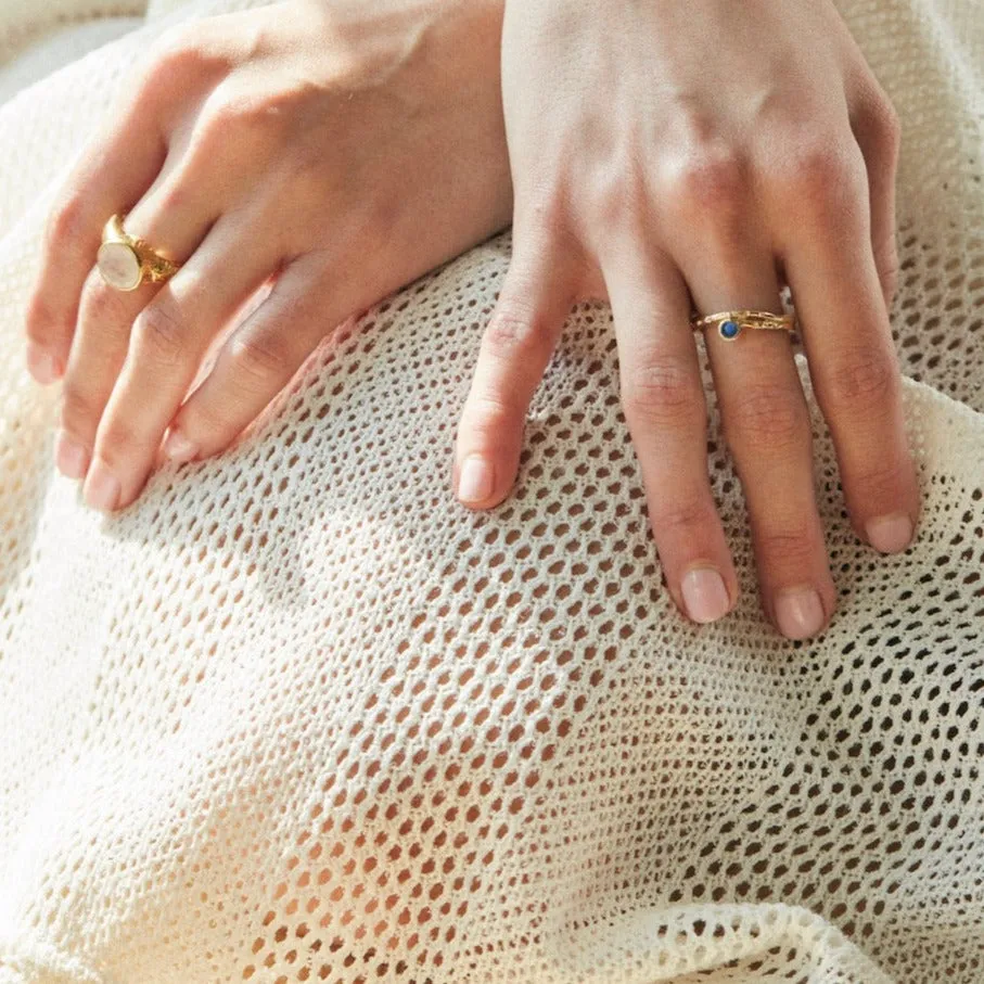 Fragment Solitaire Ring