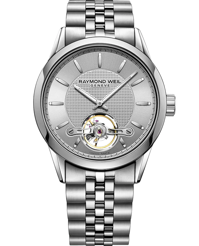 Freelancer Calibre RW1212 Silver Steel Automatic Watch, 42mm 2780-ST-65001