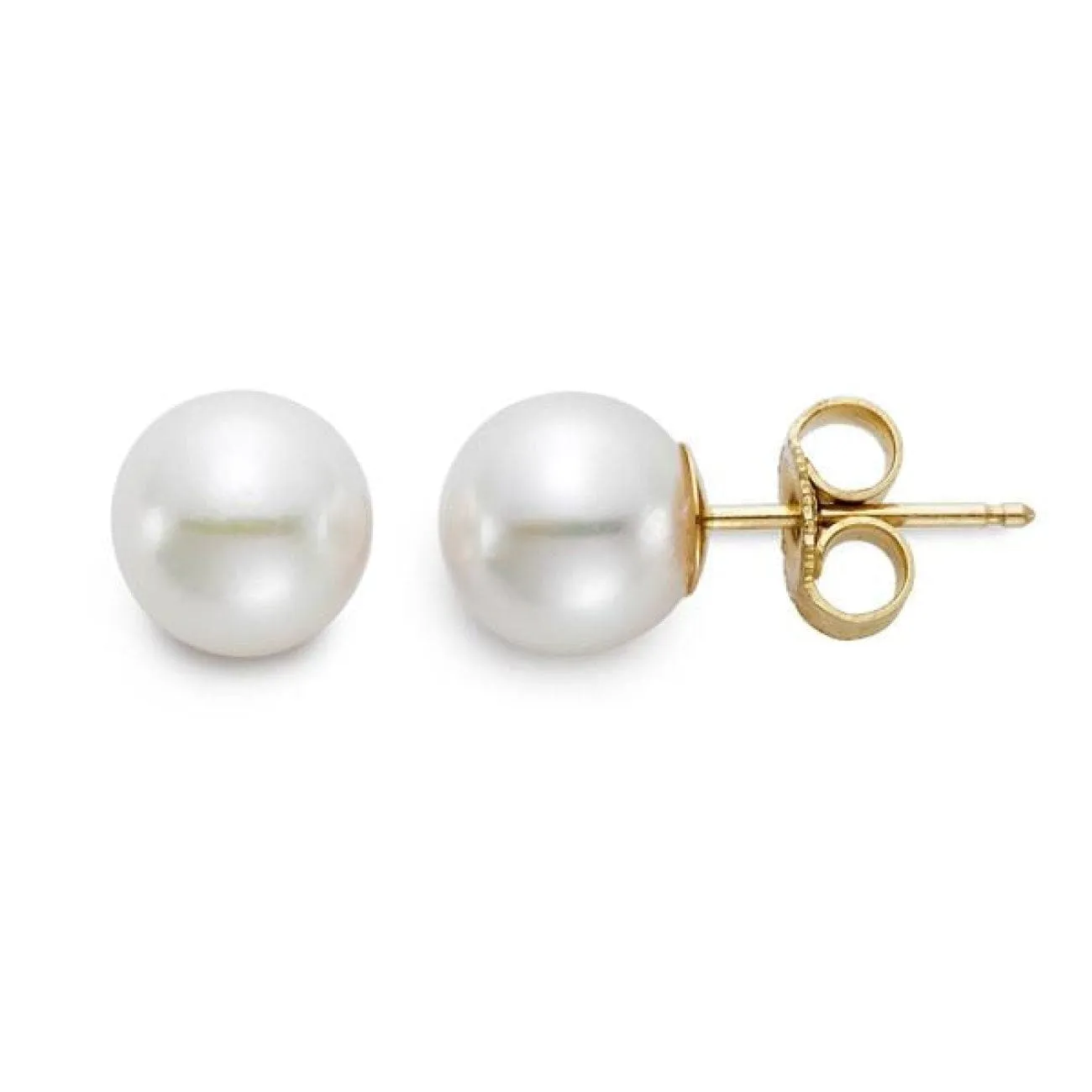 Freshwater cultured Pearl Stud Earring