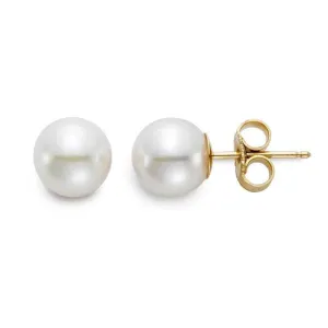 Freshwater cultured Pearl Stud Earring