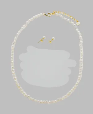 Freshwater Pearl Set N/B/E