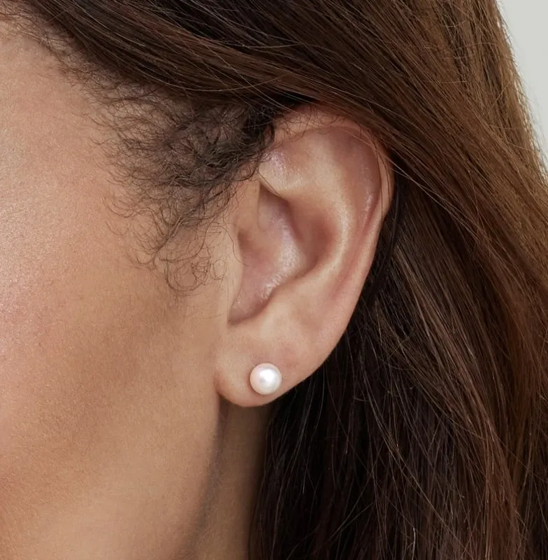 Freshwater Pearl Stud Earrings