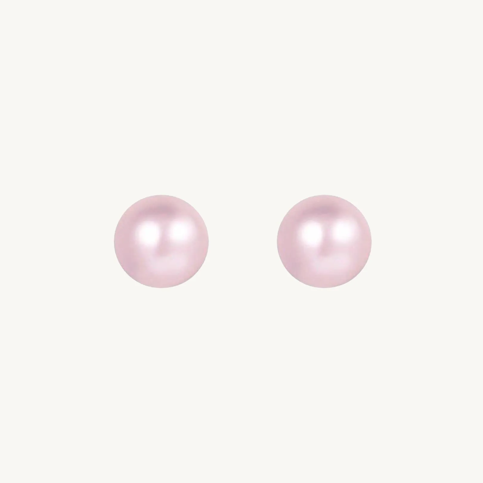 Freshwater Purple Pearl Studs