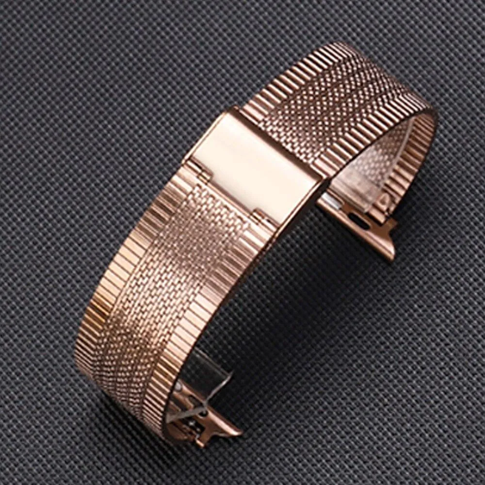 Furper Vintage Mesh Stainless Steel For All Apple Watch Series Bracelet Strap