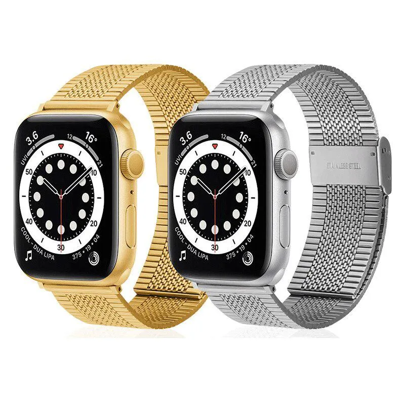 Furper Vintage Mesh Stainless Steel For All Apple Watch Series Bracelet Strap