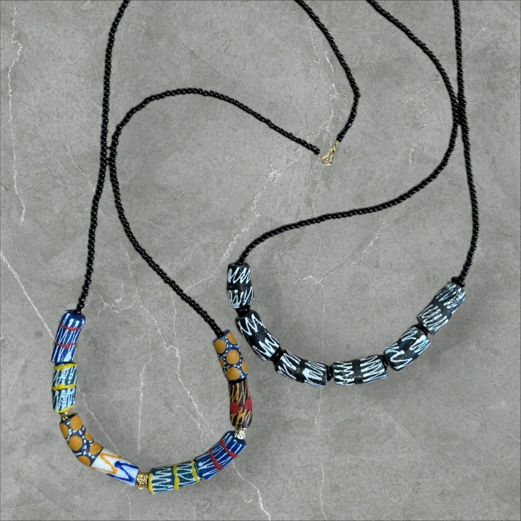 Ghana Trade Bead Necklace