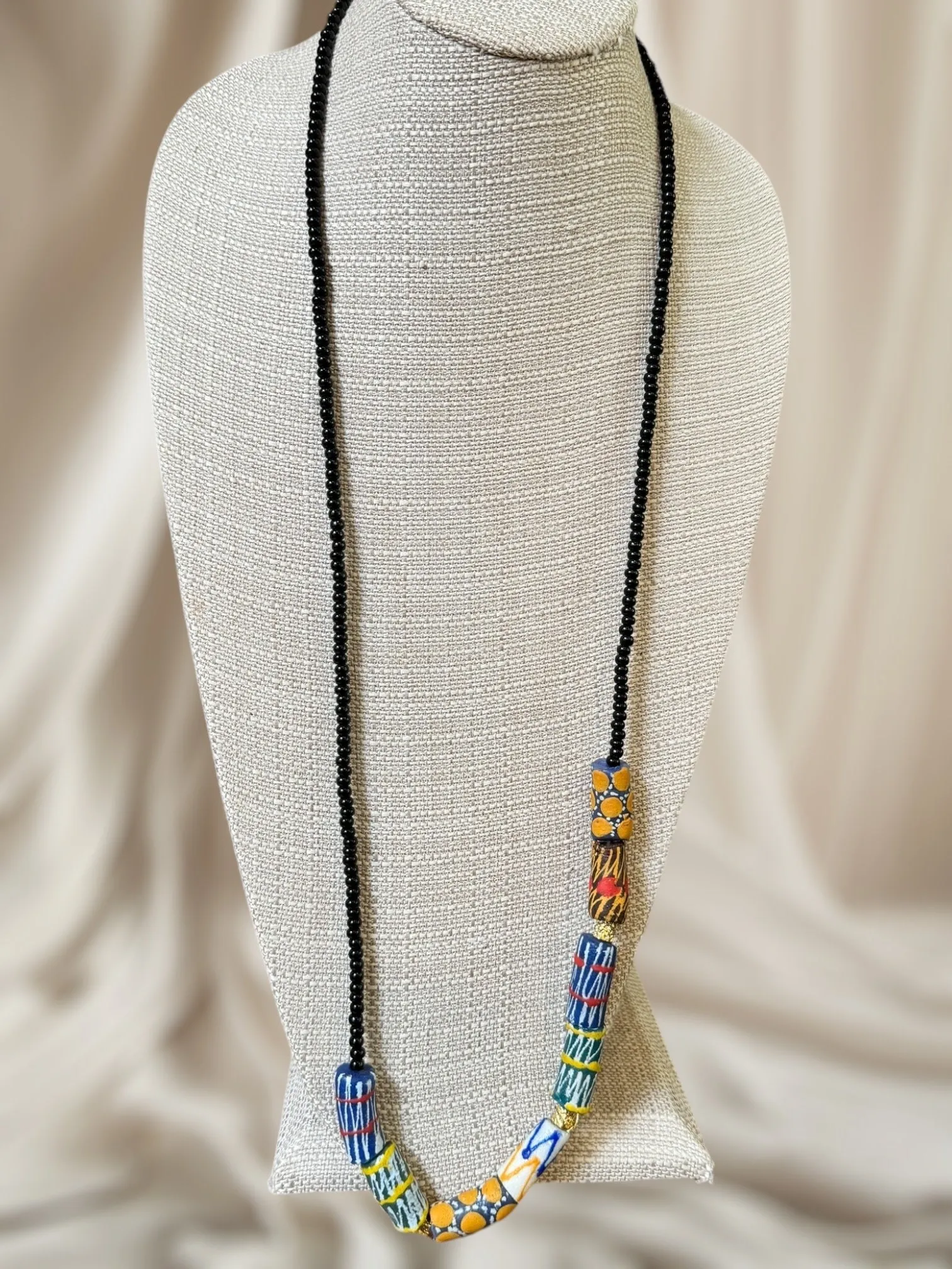 Ghana Trade Bead Necklace
