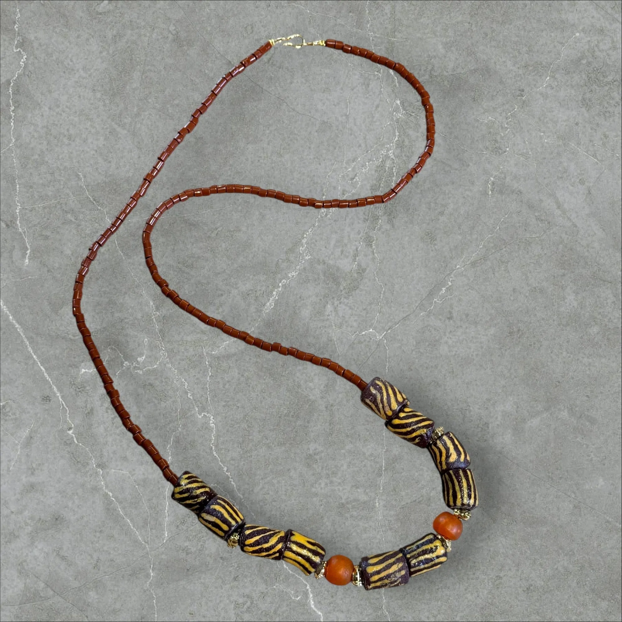Ghana Trade Bead Necklace