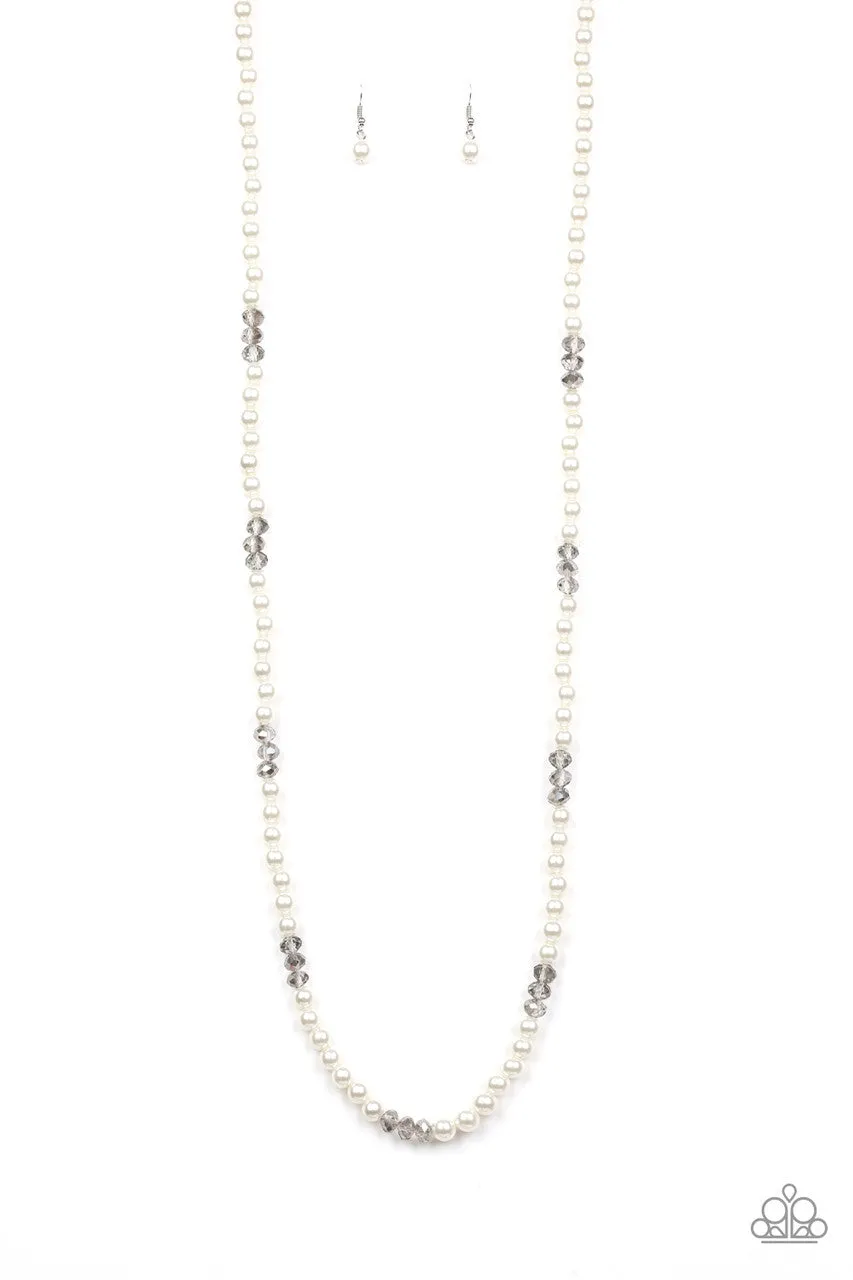 Girls Have More FUNDS White Paparazzi Necklace