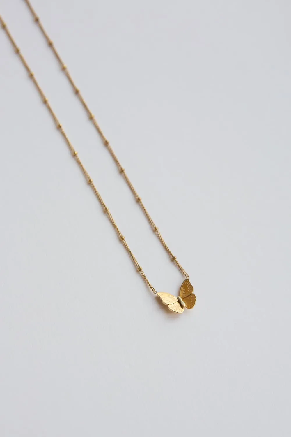 Gold Butterfly Necklace