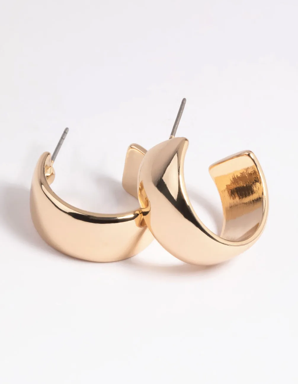 Gold Chunky Hoop Earrings