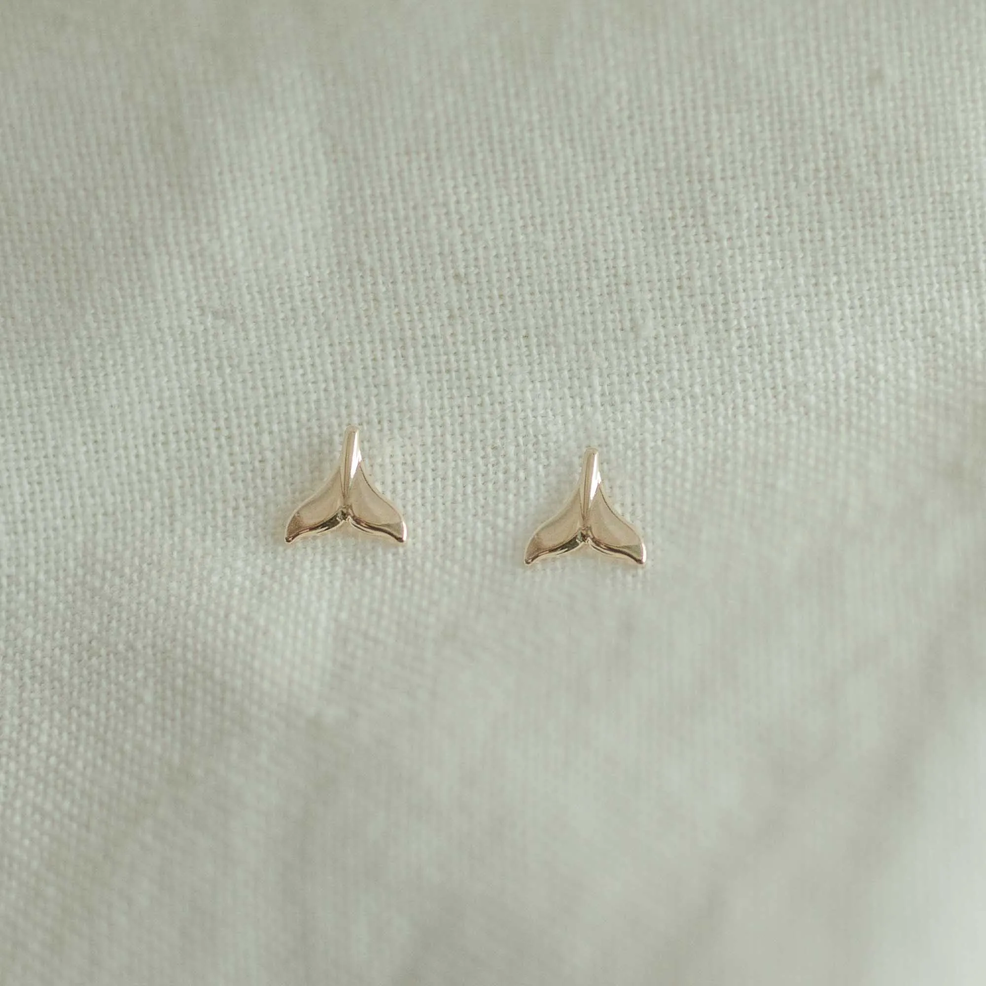 Gold-filled Mermaid Tail Studs