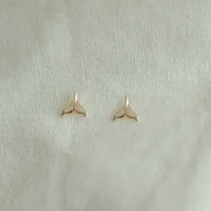 Gold-filled Mermaid Tail Studs