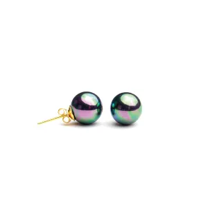 Gold Filled Shell Pearl Studs
