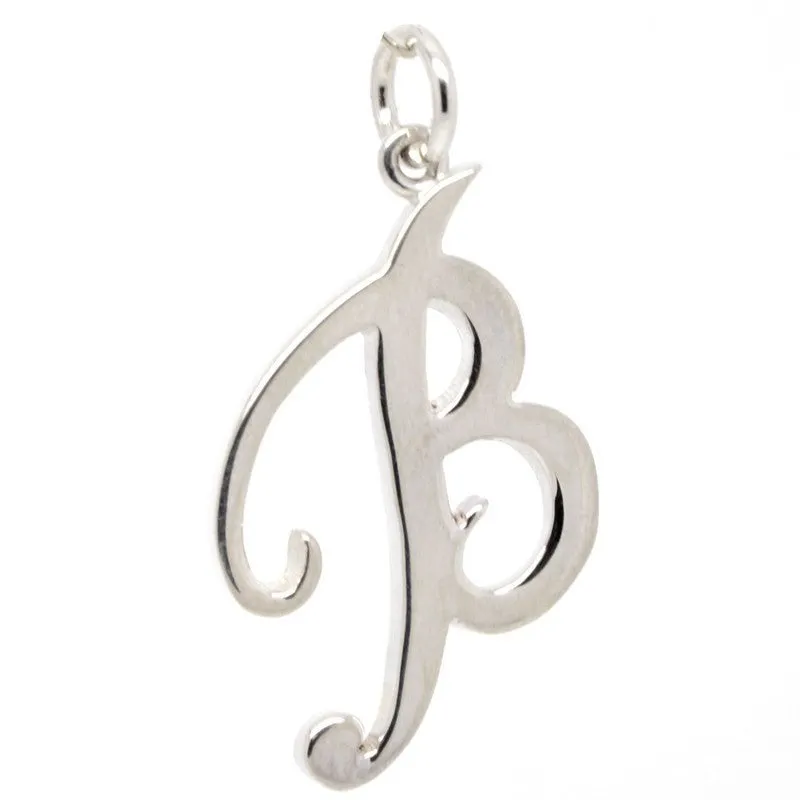 Gold Large Italic B Charm