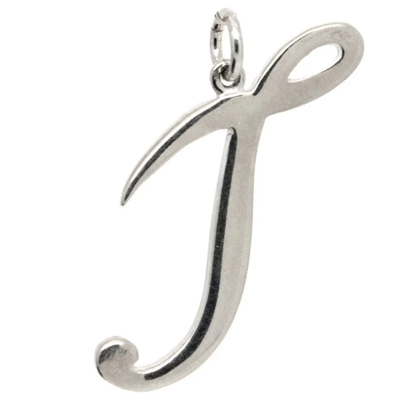 Gold Large Italic T Charm