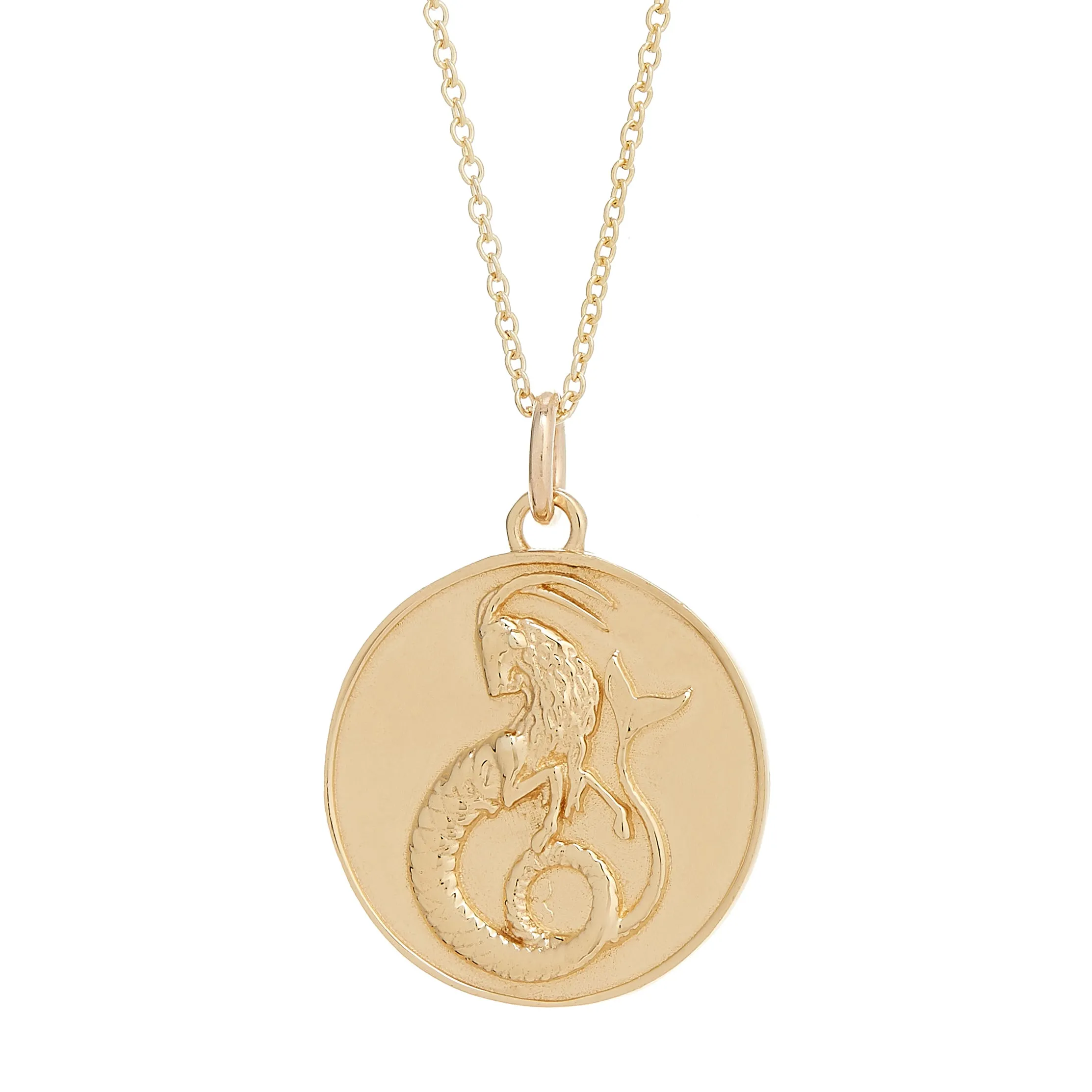 GOLD PLATED & STERLING SILVER ZODIAC MEDALLIONS