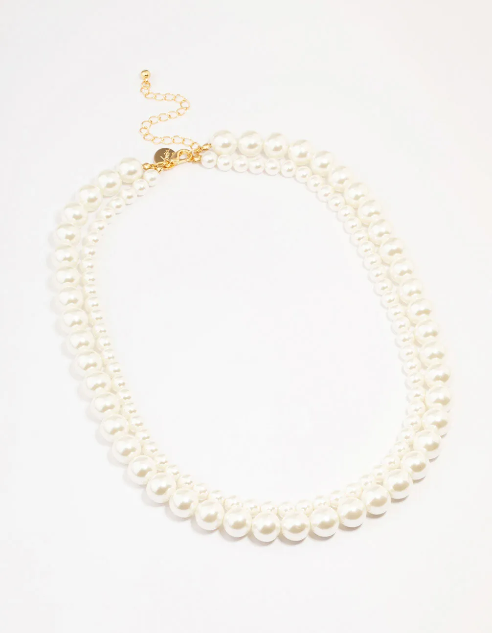 Gold Plated Freshwater Pearl Strand  Necklace