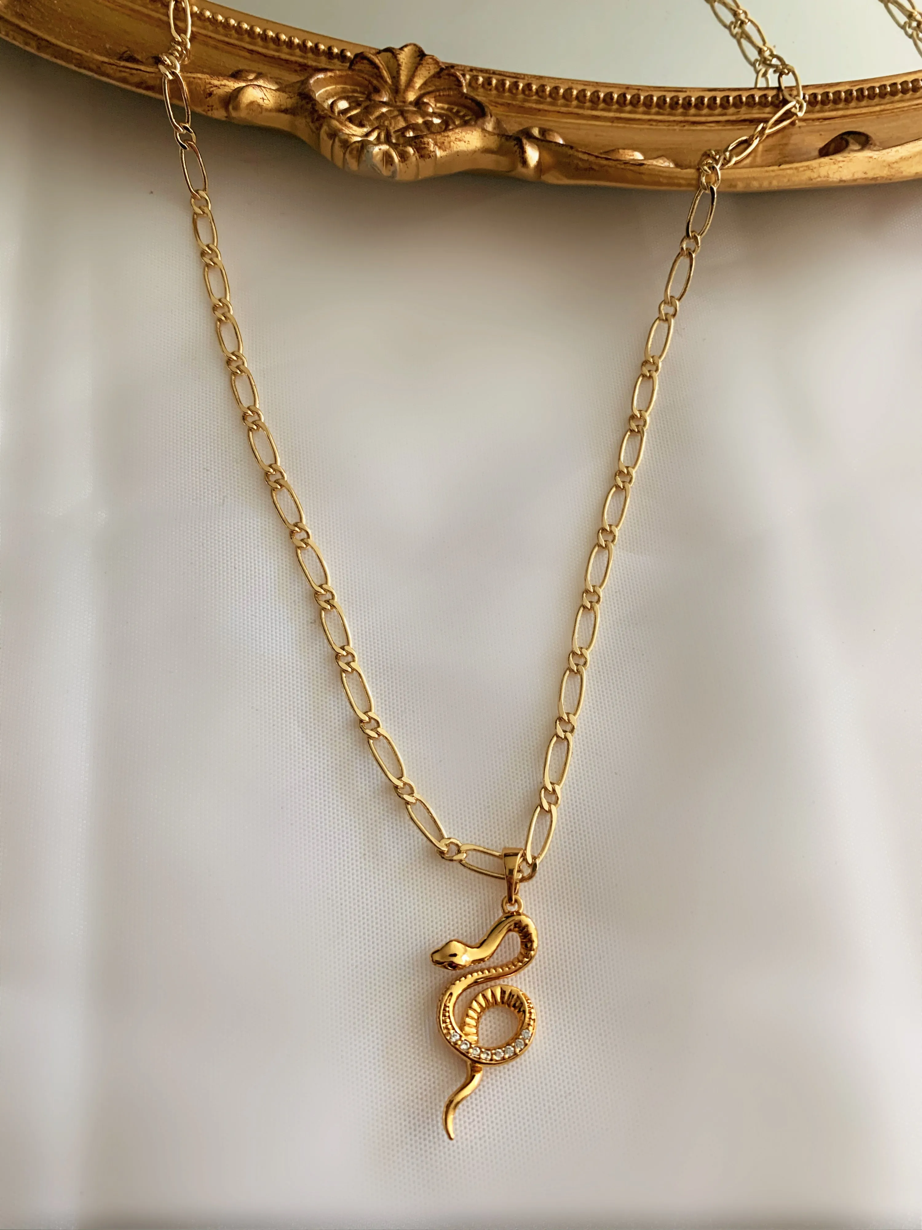 Gold Snake Necklace