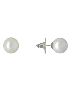 Gregory Lander Stud Earrings 10mm in Pearl G0041217