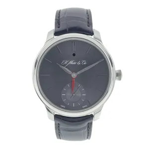 H. Moser & Cie Nomad Dual Time Platinum Gray Dial 40.5mm Automatic 326.134.003