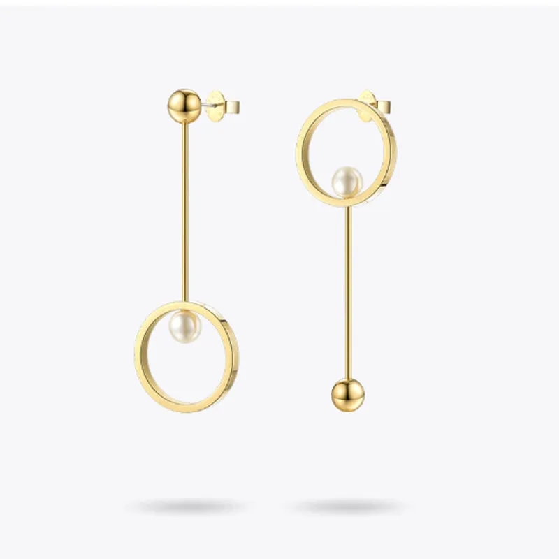 HALO PEARL DROP EARRINGS