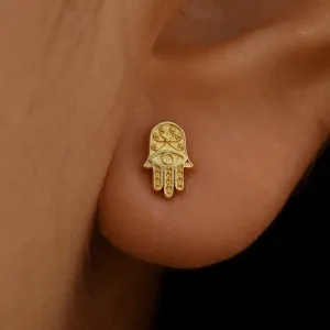 Hamsa Earring