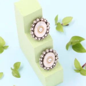 Handcrafted Perfection: Silver Stud Earrings