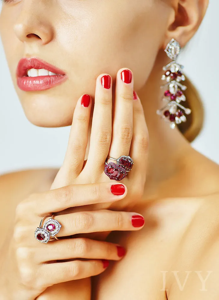 Her Majesty Ruby and Diamond Ring