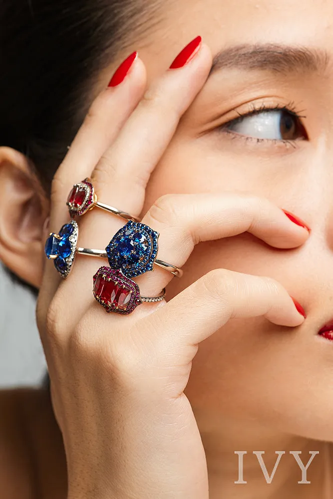 Her Majesty Ruby and Diamond Ring