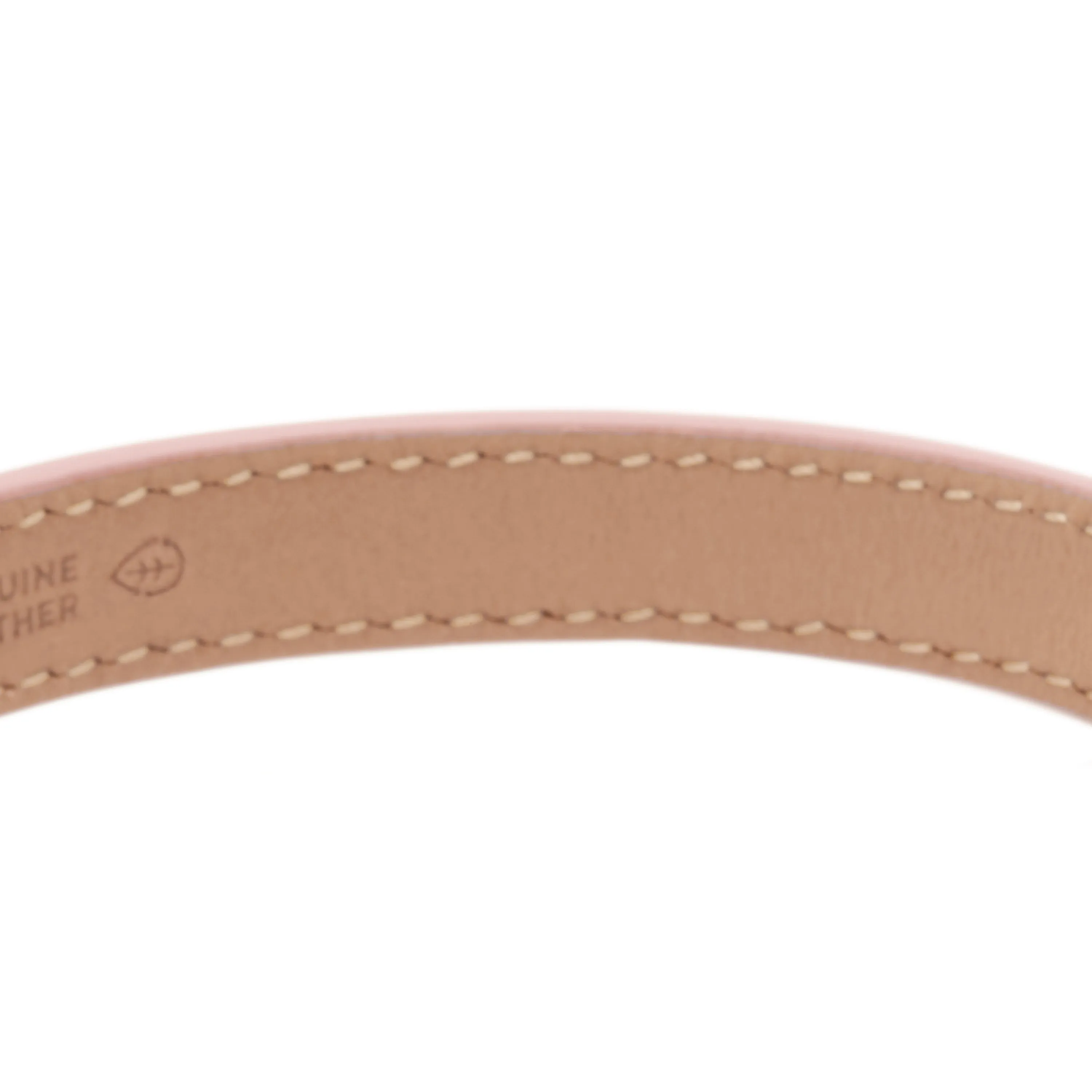 Heritage D-Link Blush Leather Strap Bracelet