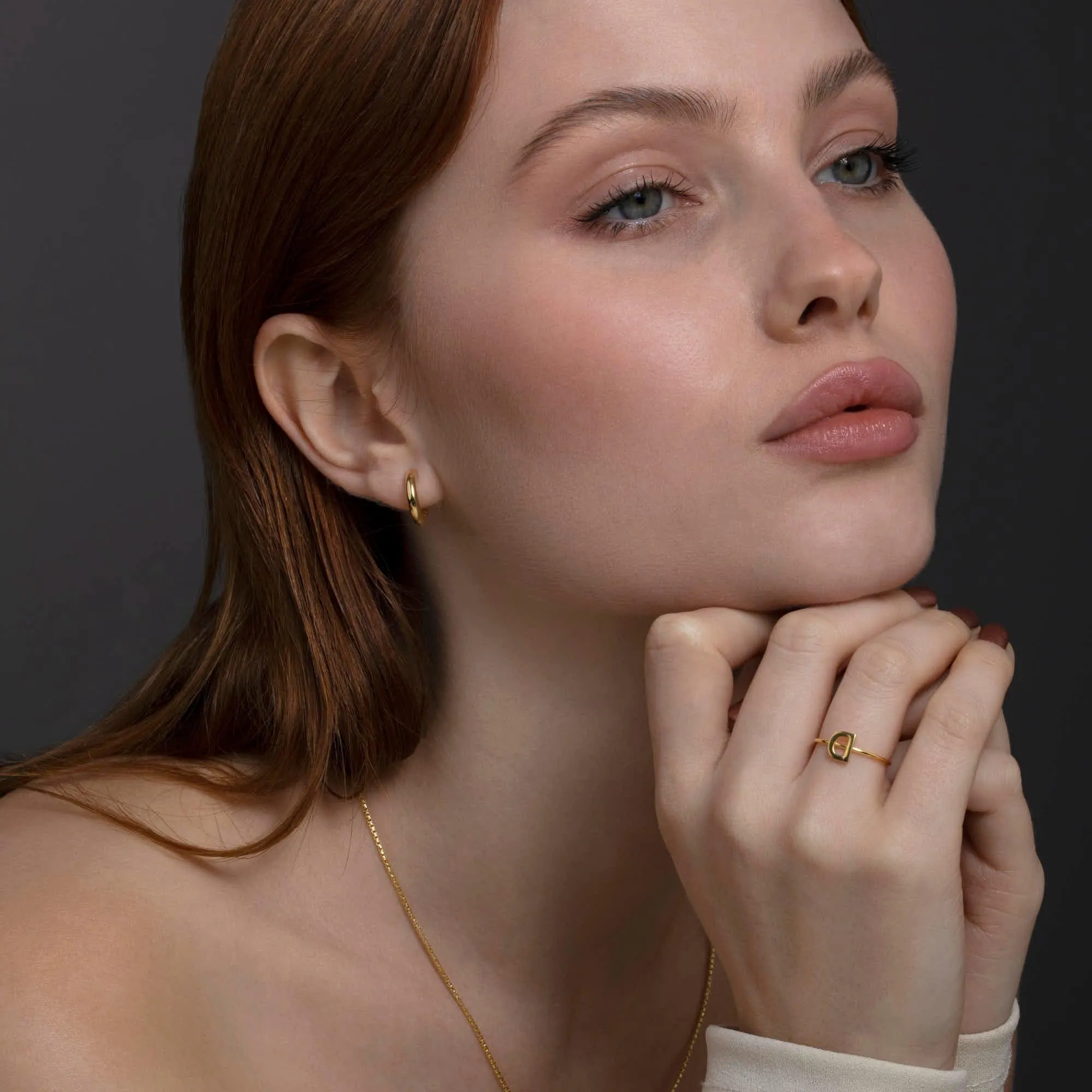 Huggie Hoops Earrings - 18K Gold Vermeil