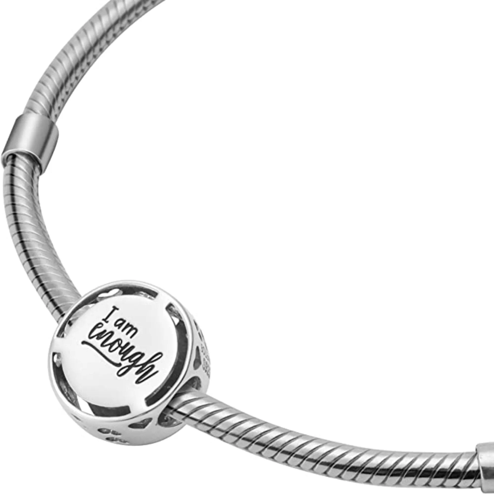 I Am Enough Mantra Bead Charm