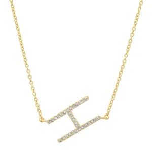 INITIAL NECKLACE, GOLD