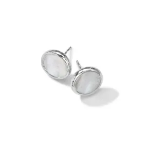 IPPOLITA Polished Rock Candy Small Flat Studs in Mother-of-Pearl