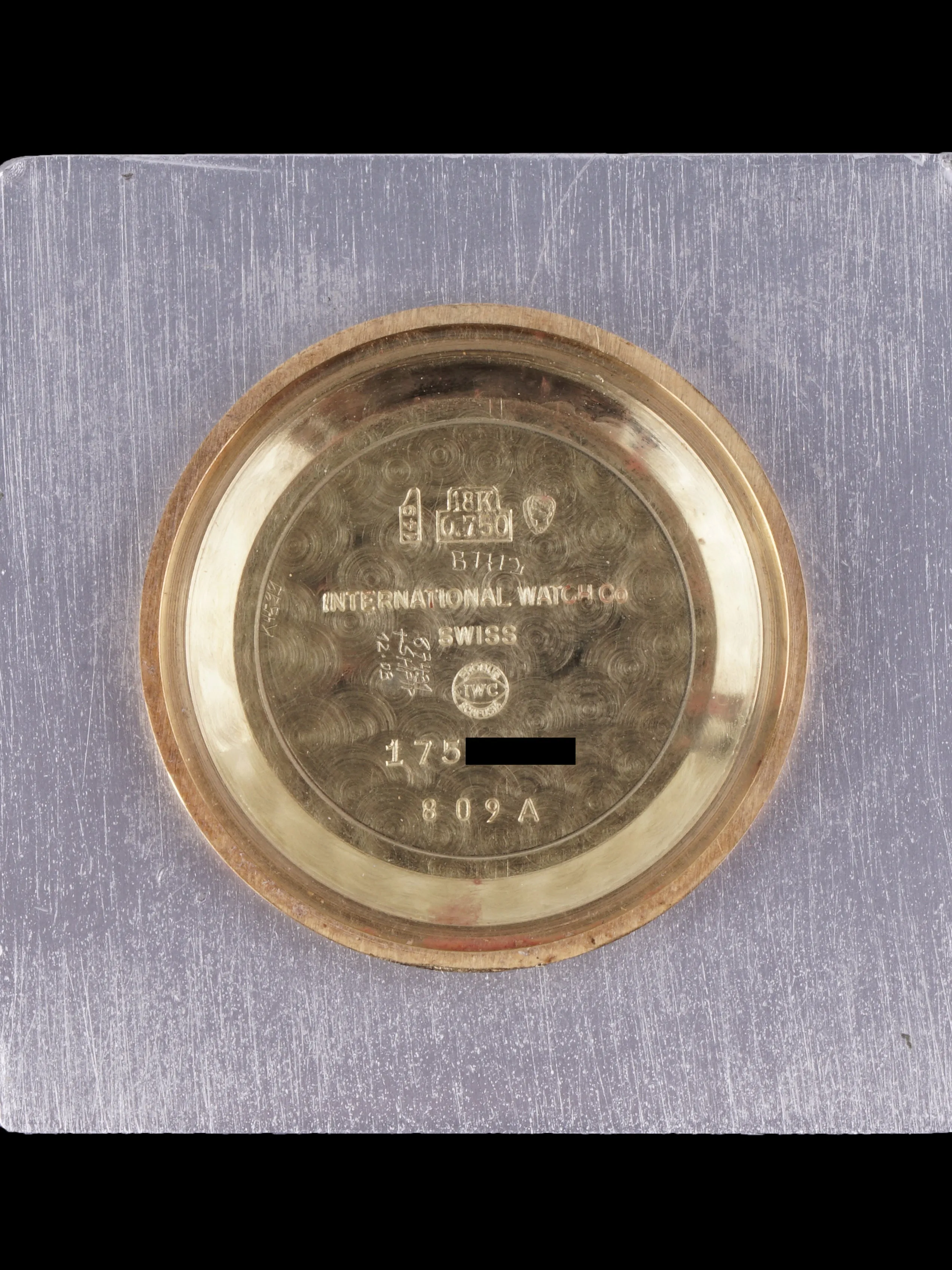IWC 18k YG Calatrava (Ref. 809A) Cal. 8541