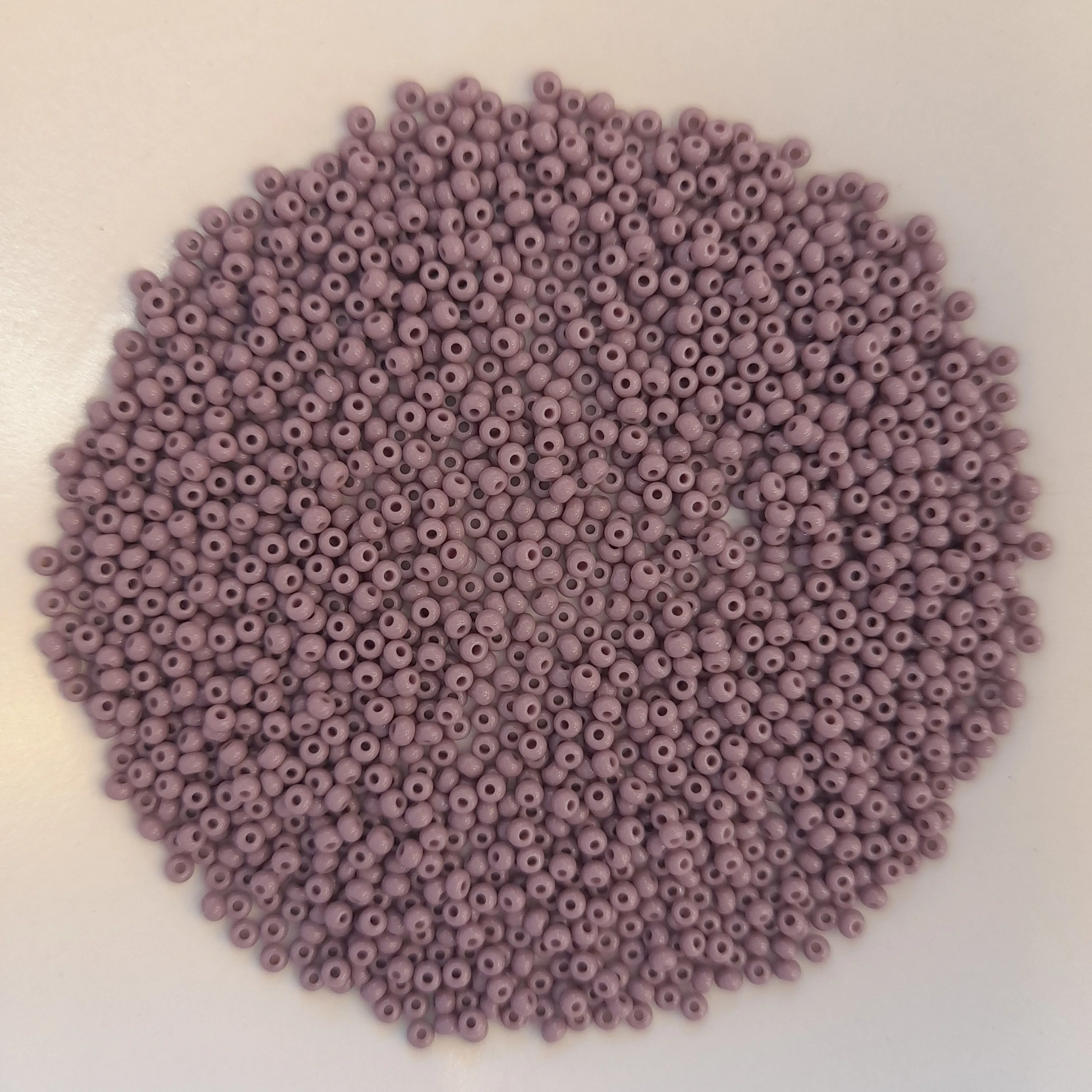 Japanese Seed Beads Size 11 Opaque Light Purple 7.5gm Bag