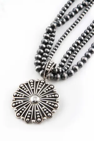 Johnathan Nez Sterling Silver Pendant